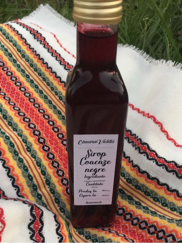 Sirop coacaze negre